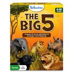 Skillmatics Card Game - The Big 5, Animal Themed Game of Secret Identities & Strategic Card-Flipping, Family Friendly Game, Ages 6 and Up