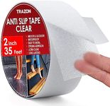 Grip Tape - Heavy Duty Anti Slip Tape Clear Outdoor/Indoor 2In*35Ft, Non Slip Roll/Stickers Easy to Cut Waterproof for Bathtub, Shower Floor, Pool, Stairs Safety Non Skid, Comfortable for Bare Foot