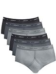 Men's | Jockey Y-Front Cotton Briefs Multi Pack Of 6 Underwear | Charcoal