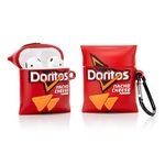 YIGEYI Silicone Case Compatible with Airpods 1&2 Funny Cute 3D Cartoon Cover [Fun Snacks Series 2] (Doritos)