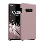 kwmobile Case Compatible with Samsung Galaxy S10e Case - TPU Silicone Phone Cover with Soft Finish - Nude Lilac