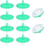 stonylab 10 Pack Syringe Filters, Sterile Nylon 66 Membrane Syringe Filters Hydrophilic Filtration with 0.22 μm Pore Size and 25 mm Diameter, Individually Wrapped, for Laboratory Use Only