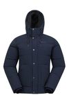 Mountain Warehouse Manta Mens Borg Lined Padded Jacket - Coat Navy Large