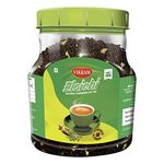 VIKRAM Elaichi Ctc Tea|Enriched With 100% Natural Ground Cardamom (Elaichi)|Refreshing & Aroma|No Added Essence-500 Grams Jar-Assam, 500 Grams