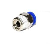 10mm OD Push to Connect Fitting Push in Connector 1/4 NPT Thread Male Air Fittings Pneumatic Fitting,10MM Air Tube Fittings Air Line Fittings Quick Connect Air Hose Fittings for 3D Printer 2-PCS