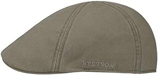 Stetson Texas Sun Protection Flat Cap Women/Men Olive 7-7 1/8