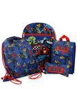 Blaze and the Monster Machines Boys 16" Backpack 5 piece School Set (One Size, Blue)