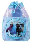 Disney Frozen Swimming Bag Girls Anna and Elsa Beach Pool Swim Drawstring Backpack Blue