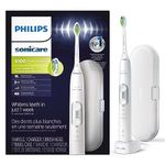 Philips Sonicare Protectiveclean 6100 Rechargeable Electric Toothbrush, Whitening, White, HX6877/21