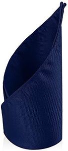LUTHER PIKE SEATTLE Pocket Squares For Men & Boys - Hankerchieves - Navy Blue
