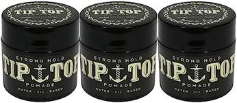 Tip Top Strong Hold Water Based Pomade 4.25oz Pack of 3