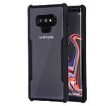 Amazon Brand - Solimo TPU 360 Degree Protection Black Border Back Cover for Samsung Galaxy Note 9 - Black