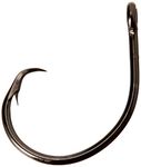 Mustad Classic 39944 Standard Wire Demon Perfect in Line Wide Gap Circle Hook | Saltwater Freshwater Hooks for Tuna, Catfish, Bass and More, [Size 7/0, Pack of 50], Black Nickel