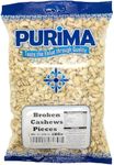 Broken Cashew Nuts 1kg - 100% Raw Broken Cashews 1 kg Bag - Pieces Premium Quality Nut - for use in Home Cooking Baking Milk Cheese Bulk Value - (Packaging May Vary) - PURIMA