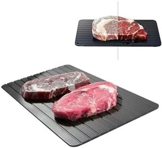 ZLXHDL Plateau de Décongélation Rapide en Aluminium – Plaque de Décongélation en Métal pour Viandes et Aliments, Accessoire de Cuisine Sûr et Efficace