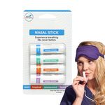 4 Pack Nasal Stick, 2-in-1 Vaporizers Nasal Inhaler, Portable Nasal Congestion, Nasal Inhaler Sticks, Improved Focus, Let You Relax Every Day (1 Set)