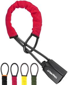Turnart Steering Wheel Lock Universal Fit Most Vehicles with Seat Belt Buckles Sturdy Lock for Car Truck SUV Van Security with 3 Keys (Red)