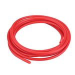 Car Vacuum Tube,5 Meters Universal Car Silicone Vacuum Tube 4mm Auto Silicone Vacuum Hose Pipe For Air Pump Silicone Tubing Pipe (Red)