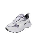 Puma Womens Cassia Silver Mist-White-Galactic Gray-Pale Plum-Silver Sneaker - 5 UK (38464723)