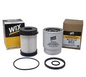 CFKIT WIX Filter Kit Compatible with Dodge Ram 6.7L Diesel Cummins Fuel Filter & Fuel/Water Separator Set Wix WF10112 & WF10255NP Compatible with 2013-2018 Models 2500/3500/4500/5500