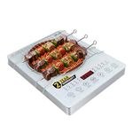 BELL CLOUD390 Infrared Cooktop 2200W – Works with All Types of Cookware, Adjustable Temperature Control, Energy-Efficient Heating, Durable Strong Handles, Portable Electric Cooking Stove, White