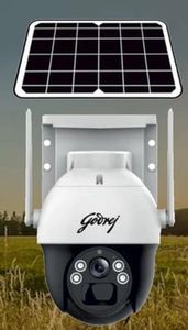 Godrej Ace Pro Green 4Mp 2560 X 1440 Resolution Plastic Ip66 Solar Powered Camera Wired