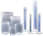 NC Plastic Cylinders and Beakers Se