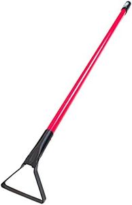 BULLY TOOLS 12-Gauge Loop Hoe w/Fiberglass Handle - Heavy-Duty Garden Hoe Tool for Weeding, Gardening, & Landscaping - Durable Tool for Everyday Garden Soil and Lawn Preparation - Made in The USA