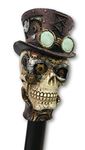 Pacific Giftware Steampunk Skull Decorative Walking Cane 36"