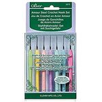 Clover 3675 Amour Steel Crochet Hook Set