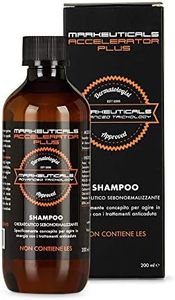 Markeuticals Accelerator Plus - Shampoo Professionale Anticaduta, con ingredienti di origine naturale, seboregolatore, cheratolitico, per cute sensibile, favorisce la ricrescita. Flacone da 200ml