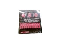 Force five sided star bit set with hole.