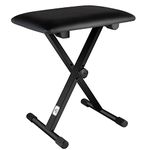 Eastrock Adjustable Piano Keyboard Bench, X-Style Stool Chair Seat for Electronic Keyboards & Digital Pianos (Original Version)