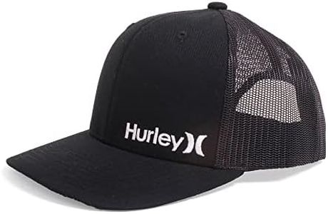 Hurley Mixte M Corp Staple Trucker Baseball Cap, Agrafe noire, Taille unique EU