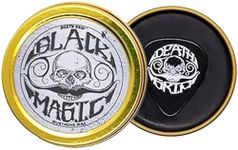 Black Mustache Wax | Black Magic Death Grip Moustache Wax | Hide Grey Hair In Beard Or Moustache | Extra Strong Hold Mustache Wax Unscented | 1 oz Tin Heat Source Required