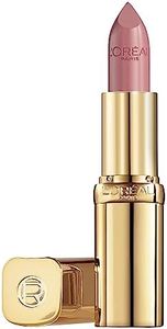 L'Oréal Paris Lipstick, With a Hydrating and Nourishing Feel, Elegant Satin Finish, Colour Riche Satin, 235 Nude