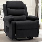 Korser Recliner Chair for Adults, Power Lift Recliner for Elderly, Small Recliner with Assist for Seniors, Electric Single Lift Sofa with Memory Function for Living Room Reading Room