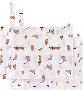 LÄSSIG Borsa per l'umido riutilizzabile 2 pezzi/Wet bag Little Mateys royal blue