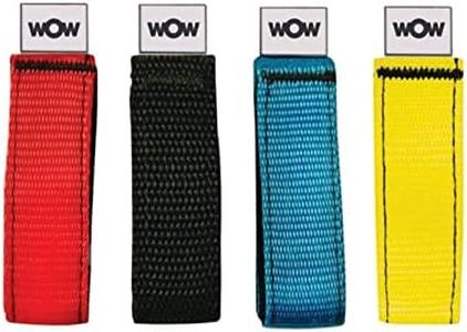 WOW Sports Reusable Hook & Loop Straps - 100-Pack - for Securing Water Toys During Transport