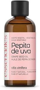 Essenciales - Huile végétale de Pépins de raisin (Vitis vinifera), 100 ml | 100% Pure et Naturel - 1ère Pression à froid