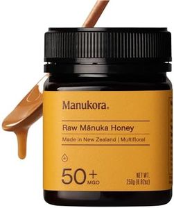 Manukora MGO 50+ Multifloral Raw Manuka Honey New Zealand - Authentic Non-GMO Pure Honey, MGO Certified, Traceable from Hive to Hand