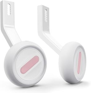 Empathech Training Wheels for 16 inch Bike, Safety Max—High-Strength Steel with Anti-Tip Design, Long-Lasting Light Up Bicycle Training Wheels for Kids Bike, Fits 16'' Single-Speed Only, Pink