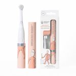 Matchstick Monkey Baby Electric Sonic Toothbrush, Antimicrobial Protection, Suitable from 3 Months, Dusty Pink