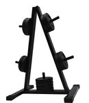 BodyRip Five Weight Plate Holder Rack for 1" Standard | Weight Plate, Barbell Bar, Dumbbell Bar | Home Gym Storage, Durable Steel Holder, Organizer, Space-Saving, Exercise Equipment