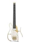 Donner HUSH X PRO Electric Guitar Kit - Smart Travel Guitar with Dozens of Preset Combinations, 7 Tone Sim Options, White-Luxe
