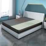 Sleepyhead Technic Designed by Duroflex - 3 Zone Advanved 6D Hexagon Grid Mattress with Hyper-Elastic Compound |10 Years Warranty |3000+ Air Pockets |6 Inch Single Size Bed Mattress (72x36x6 Inch)