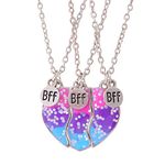 Bff Necklace for 2 Friendship Necklace Best Friend Necklace Cute Koala Heart Pendant Matching Necklace for Best Friends Sister Birthday Gifts