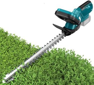 ZUYIYI Cordless Hedge Trimmer for Makita 18V Battery, Electric Bush Trimmer 22 Inches Dual-Action, 3/4" Cutting Capacity Handheld Shrub Pruning Trimmer for Garden, Grass, Lawn(NO Battery)