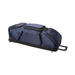 DeMarini Unisex-Adult Special Ops Front Line Wheeled Bag Baseball, Navy, L: 38" W: 13.5" H: 11"