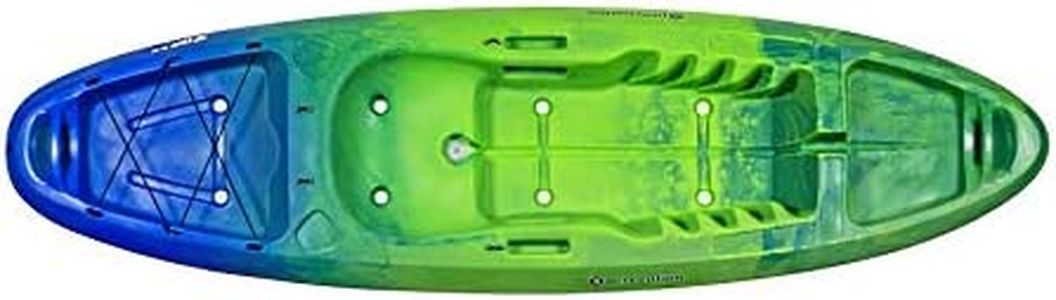 perception Kayaks Zip 9.5 | Sit on Top Kayak for All-Around Fun | Stable and Fast | Rear Storage with Tie Downs | 9' 6" | Earth